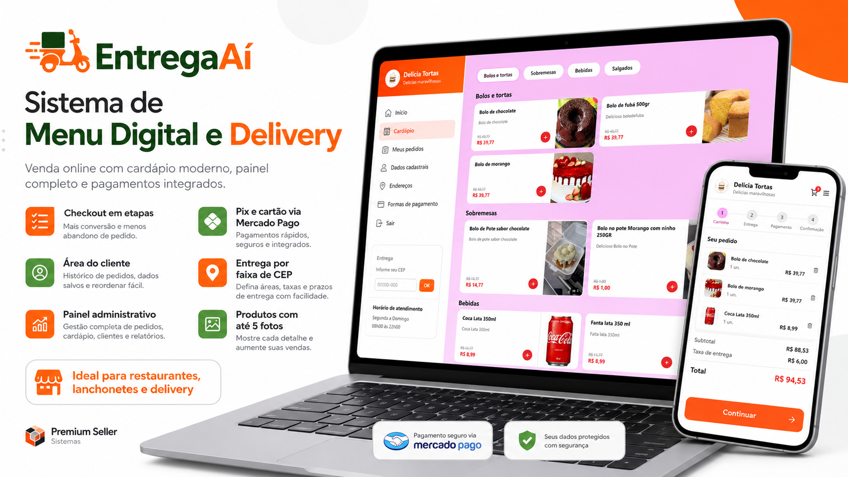 Entregaai -Sistema de Menu Digital e Delivery