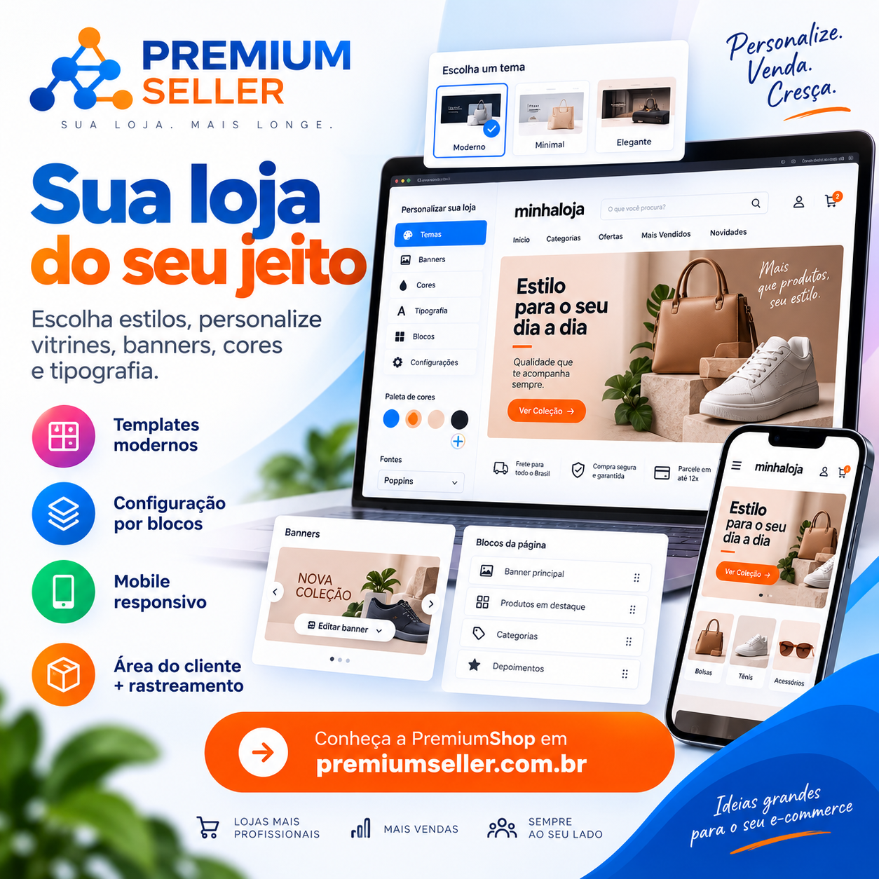 Sistema de Loja virtual Completo para produtos fisicos digitais e artesanais