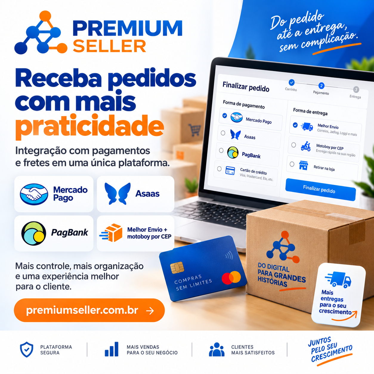 Sistema de Loja virtual Completo para produtos fisicos digitais e artesanais